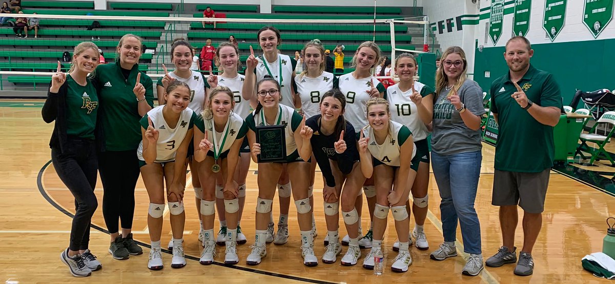 RPilotSports's tweet photo. 🥇 TOURNAMENT CHAMPS‼️

@RFHSvolleyball goes undefeated (6-0) in the Cuero 🏐 tournament. RF defeated El Campo for the championship in two sets #GoLadyPirates https://t.co/oyfQx0y6WH