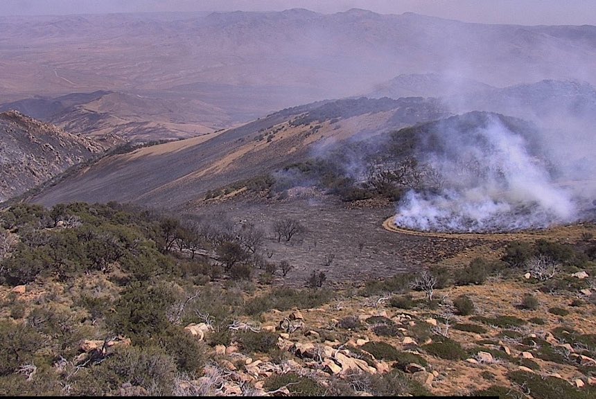 The #CherryGulchFire has grown to 15,786 acres. The fire is 50% contained. Crews are on scene. Weather conditions and terrain continue to be a challenge. A red flag warning is in place until 10 PM. nifc.maps.arcgis.com/apps/dashboard…