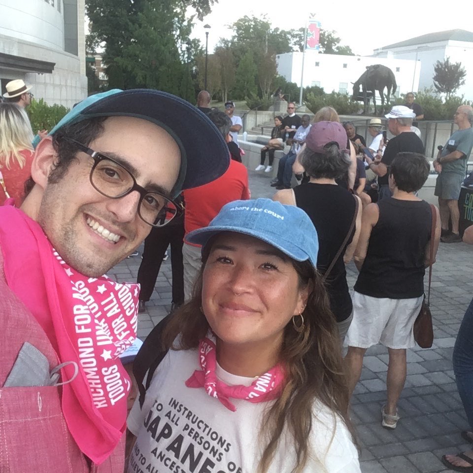 RichmondForAll's tweet photo. RFA is proud to join other local organizations and freedom fighters for a commemoration of the 59th anniversary of Dr King's "I Have a Dream" speech in 1963 at the March for Jobs and Freedom. Multi-generational, multi-racial organizing is everything! #ACityForAll https://t.co/qPA64jNAza
