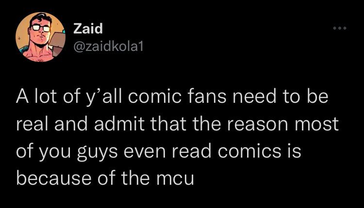 HeatherAntos's tweet photo. Who the fuck cares how or why someone started reading comics? https://t.co/kYmk7YjfNs