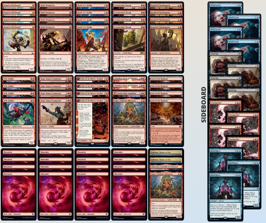 mtg goldfish standard mono red