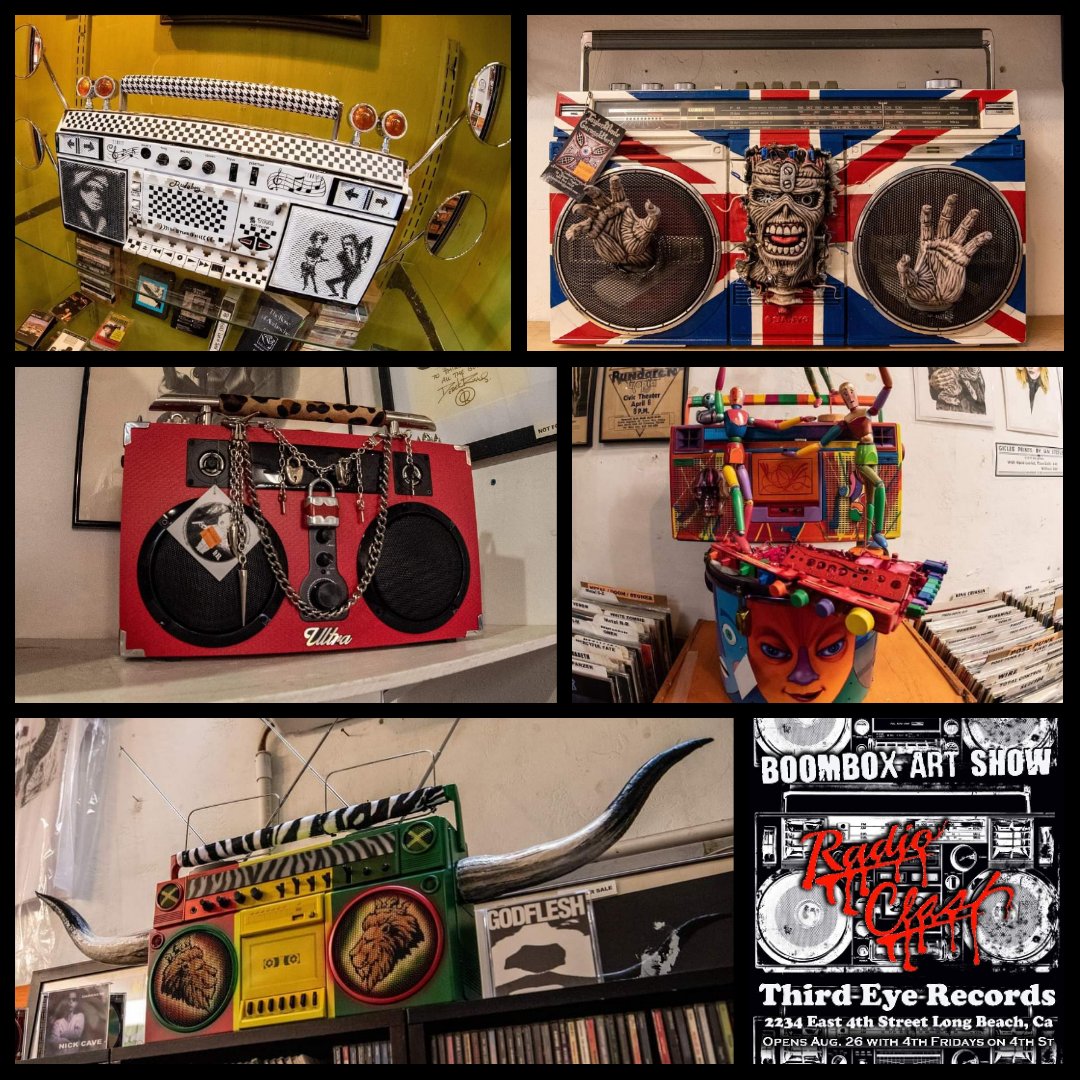 PunkRockTours's tweet photo. Radio art in the LBC.
#music #art #lowbrowart #airbrush #punkrock #recordstore #theclash #thirdeyerecords #longbeach #boombox #radioart #boomboxart https://t.co/9kKMWeln6U