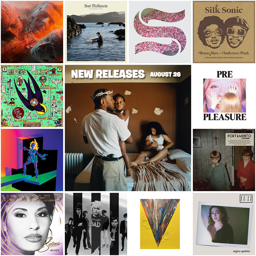 Amoeba San Francisco (@amoebasf) on Twitter photo New releases!
<a href="/kendricklamar/">Kendrick Lamar</a> LP, <a href="/silksonic/">Silk Sonic</a> LP, <a href="/muse/">muse</a>, <a href="/SelenaLaLeyenda/">Selena</a> CD, <a href="/BlondieOfficial/">Debbie Harry/BLONDIE</a>, <a href="/LupeFiasco/">“SAMURAI DX” August 22nd</a>, <a href="/SteveEarle/">Steve Earle</a>, <a href="/kaitlynaurelia/">KaitlynAureliaSmith</a>, <a href="/ALAN_BRAXE/">Alan Braxe</a> + <a href="/IamDJFalcon/">DJ FALCON</a> LP, Bret McKenzie, & LP reissue from <a href="/respektor/">Regina Spektor</a>.
<a href="/JuliaJacklin/">Julia Jacklin</a> & <a href="/thedrumsforever/">The Drums</a> LP reissues haven’t arrived yet. New releases!
<a href="/kendricklamar/">Kendrick Lamar</a> LP, <a href="/silksonic/">Silk Sonic</a> LP, <a href="/muse/">muse</a>, <a href="/SelenaLaLeyenda/">Selena</a> CD, <a href="/BlondieOfficial/">Debbie Harry/BLONDIE</a>, <a href="/LupeFiasco/">“SAMURAI DX” August 22nd</a>, <a href="/SteveEarle/">Steve Earle</a>, <a href="/kaitlynaurelia/">KaitlynAureliaSmith</a>, <a href="/ALAN_BRAXE/">Alan Braxe</a> + <a href="/IamDJFalcon/">DJ FALCON</a> LP, Bret McKenzie, & LP reissue from <a href="/respektor/">Regina Spektor</a>.
<a href="/JuliaJacklin/">Julia Jacklin</a> & <a href="/thedrumsforever/">The Drums</a> LP reissues haven’t arrived yet.