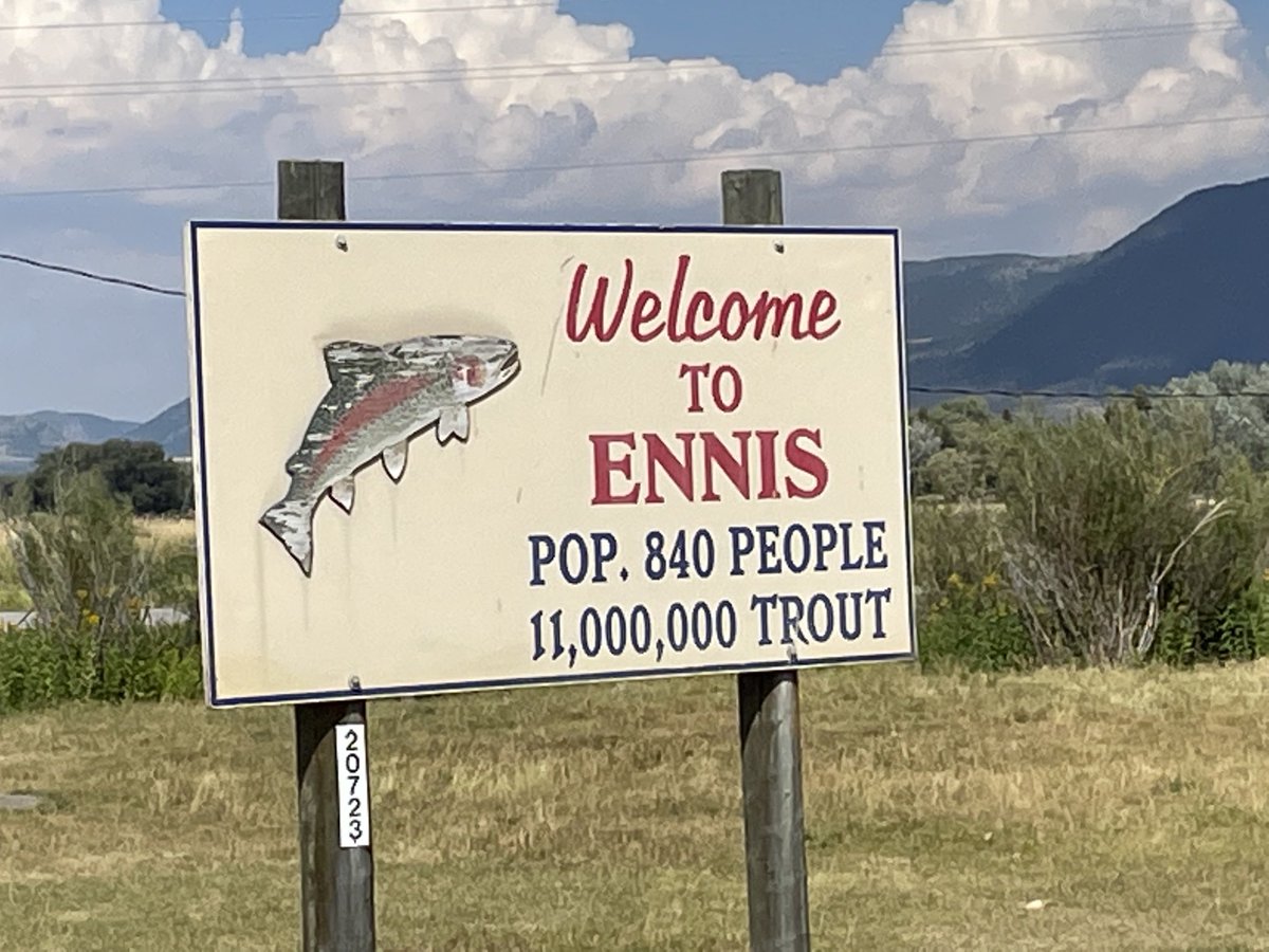 Ennis, Montana…my kind of town!