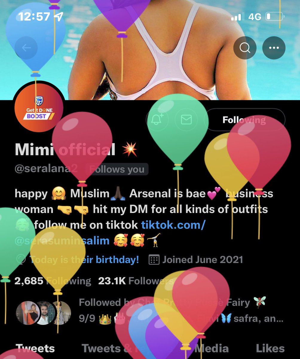 alema_harold's tweet photo. @seralana2🥰❤️ baibee, u gat the balloons🤩
Enjoy your day😍🥰
But nga the balloons are so many🥺 give me 2🥺🥺
Happy birthday, more blessings❤️ u mean so much to us more than u think😊😉 https://t.co/Q5jn6kRnOW