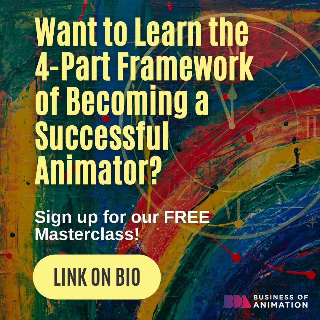 animationbiz's tweet image. 6. No all-nighters or all-dayers
7. Don't work on your bed

Want to Learn the 4-Part Framework of Becoming a Successful Animator? Sign up for our FREE Masterclass! Link in Bio

#AnimatorsTime #AnimatorsScheduleOrganization #AnimatorsSchedule #SuccessTipsForAnimators