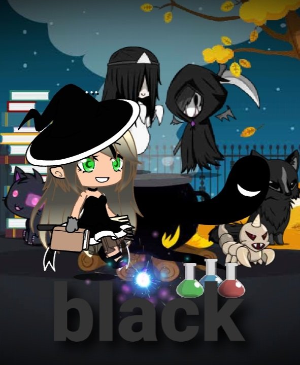 A black scratch a character using my black gotcha outfits
