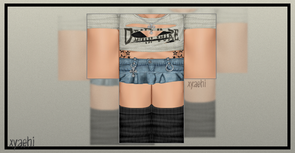 the shirt says "death cure."
#roblox #robloxart