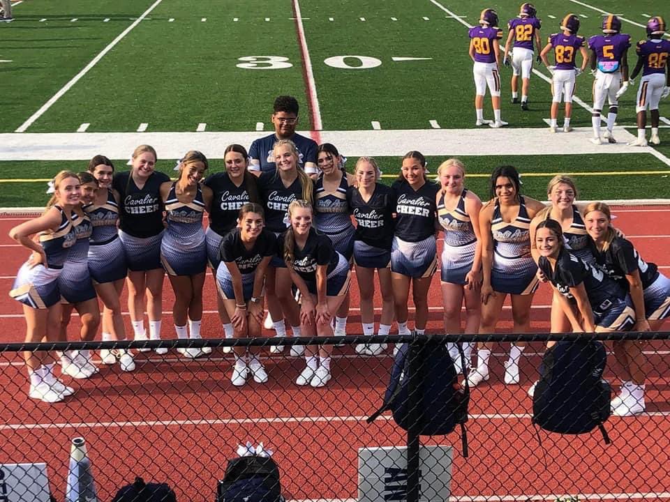 magill4967's tweet photo. 📣KA Cheerleaders… meet our ‘23 SeNiOr CaPtAiNs, 🎀Olivia &amp; Allie 💙💛 https://t.co/4EYhP6fqse