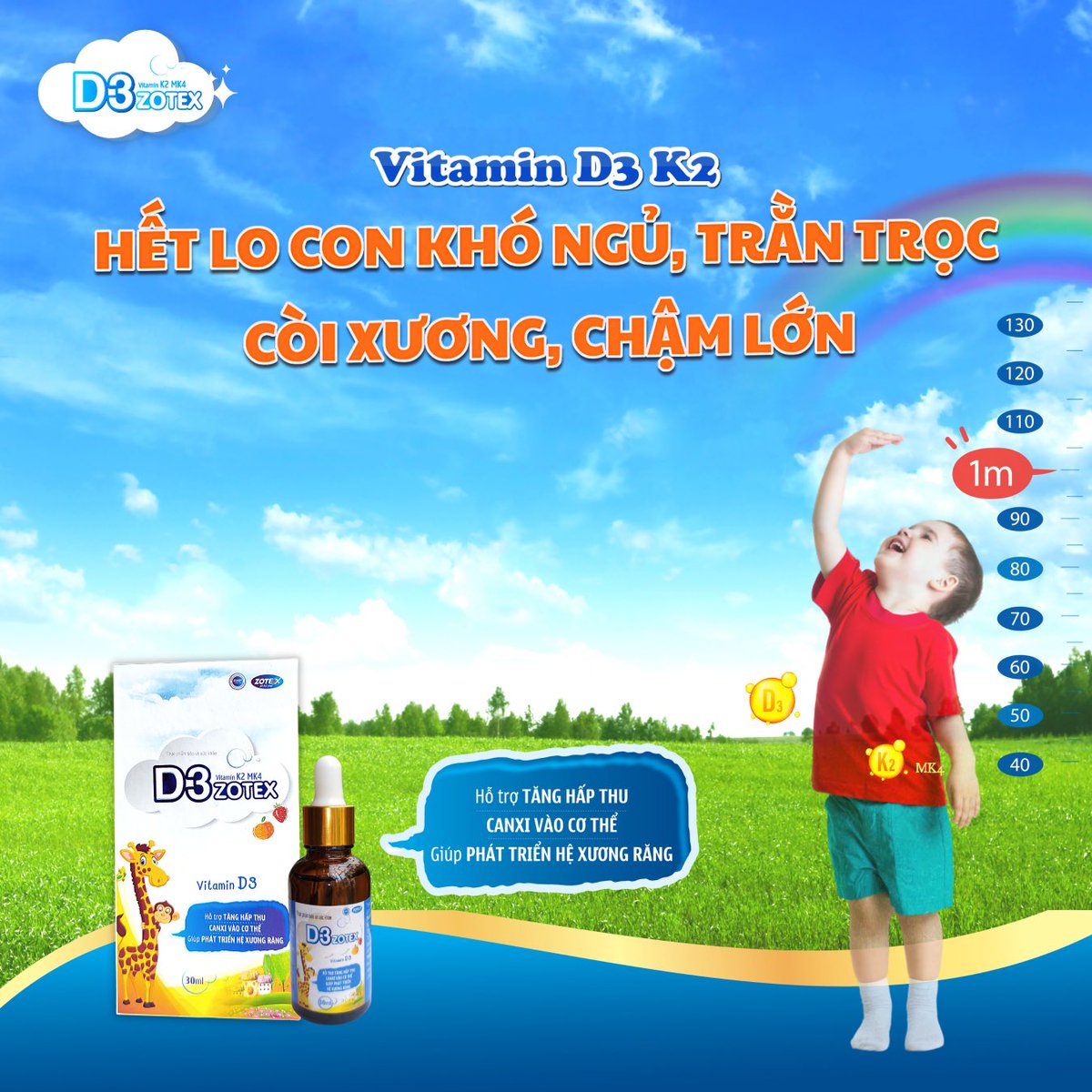 thongdaigia's tweet photo. Sản phẩm  Vitamin D3Zotex Giúp Bé Phát Triển Toàn Diện - Dr. Baby https://t.co/UTsjB7xwx6