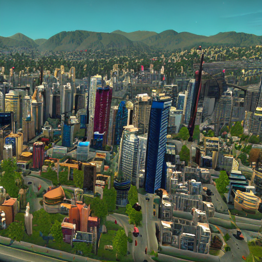 Architect611's tweet photo. AI generated "cities skylines screenshots" #stablediffusion #ArtificialIntelligence #CitiesSkylines https://t.co/G56MnMiKP0