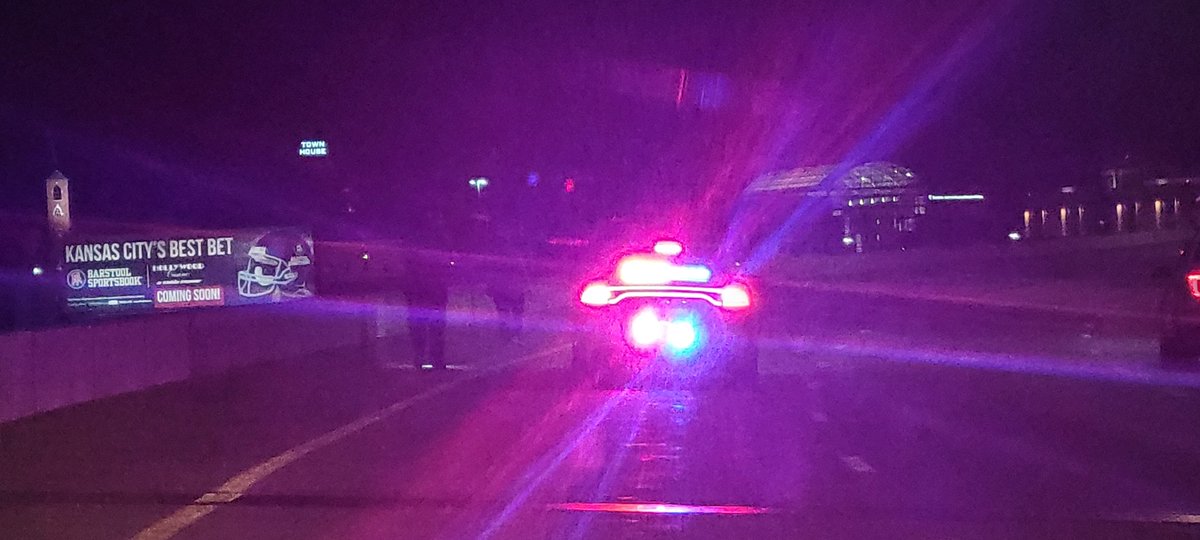 Pedestrian on I70 walking on left shoulder! Not listening to commands.#pedestrians not allowed! #dangerous #bealert
