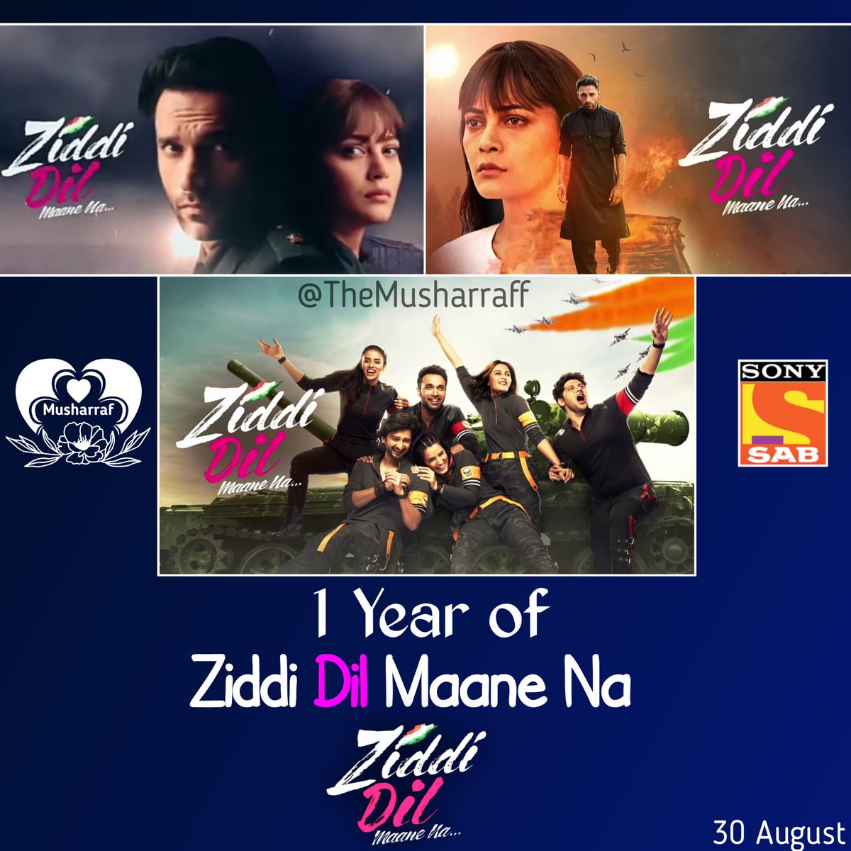 TheMusharraff's tweet photo. #1YearOfZiddiDilMaaneNa #ZiddiDilMaaneNa #dilziddihai #sonysab #sabtv 
One of The Best Show of Sony SAB and My Favourite. https://t.co/4TYYyGQYpW