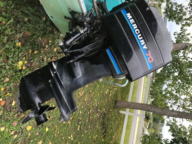 barrhead's tweet photo. Boat for Sale: 1984 Ebko Trihull boat and trailer c/w 70 hp Mercury outboard- $1200.00 recent motor work- runs excellent. Mooring cover, few life jackets, anchor. Seats 8. in Lac la Nonne https://t.co/WK2xtUFZYR https://t.co/g42PKR2Vv8