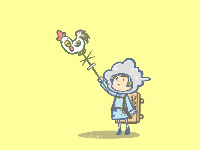 8/28 明日のお天気は… #今日は何の日 #気象予報士の日 #イラスト #illustration #一日一絵