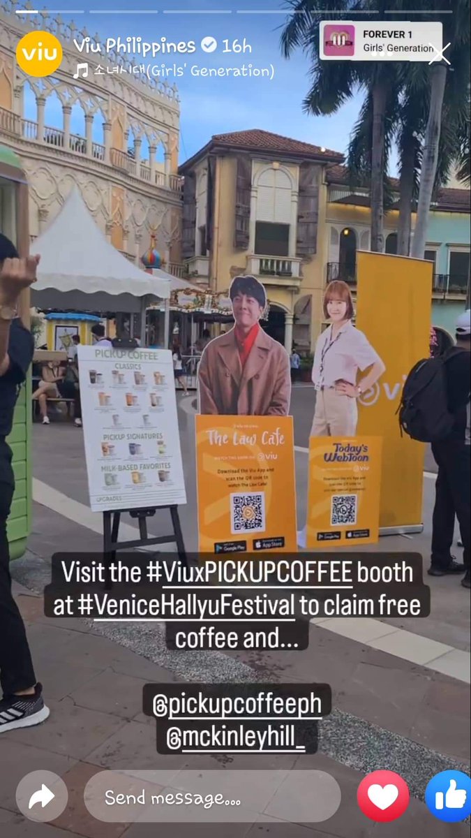 lsgphilippines's tweet photo. Happy Sunday!
Nothing to do? Have some coffee with friends and take home some cool stuffs like photocards from The Law Cafe courtesy of #ViuxPICKUPCOFEE booth at #VeniceHallyuFestival in Taguig. https://t.co/WrsoVfWmVk