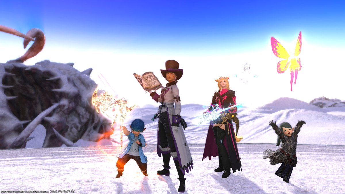 Miyamaeff14's tweet photo. #FF14 #裏PT #NoBuff 私はゆうべ固定を寝過ごすという罪を犯しました。さらに別件の用事も一件寝過ごしました。今後気絶がないように以後気を付けます。そのせいで夜更かししても気絶しませんでしたのでルレ誘いいただいて色々お出かけ。ちゅるるんスラッシュをいっぱい見れた! https://t.co/bnHVX9Fn4D