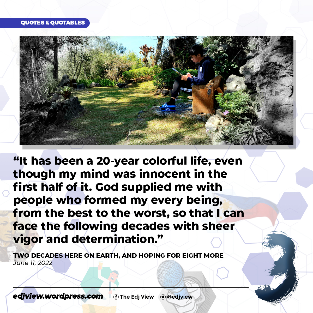 EdjView's tweet photo. IT'S A WONDERFUL LIFE | #TheEdjViewAt3 

Reread the birthday blog: https://t.co/Qdy8xE0PPz

#TheEdjView https://t.co/EER7LklWZw