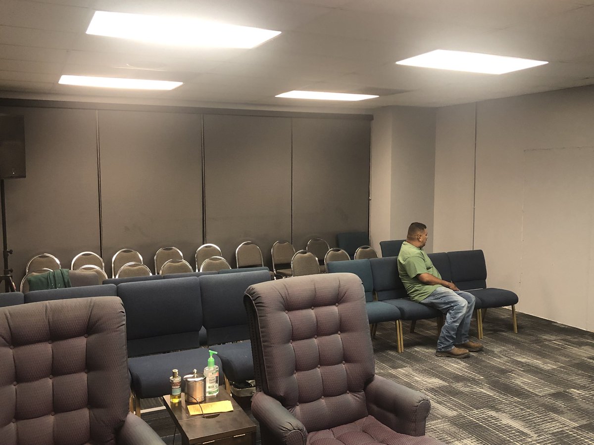 PastorDJNixon's tweet photo. Got it done! Need few touch ups but over all, ready for service. #freedomtemplestrong https://t.co/2IrB6vSwZU