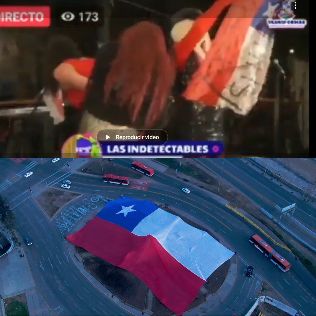 Lo ocurrido en el acto del apruebo en Valparaíso es lo que l@s chilen@s RECHAZAMOS. 
Este domingo verán en nuestros actos como se pone la bandera 🇨🇱 de nuestro país en el corazón ♥️ de lo que somos, nuestro orgullo nacional.