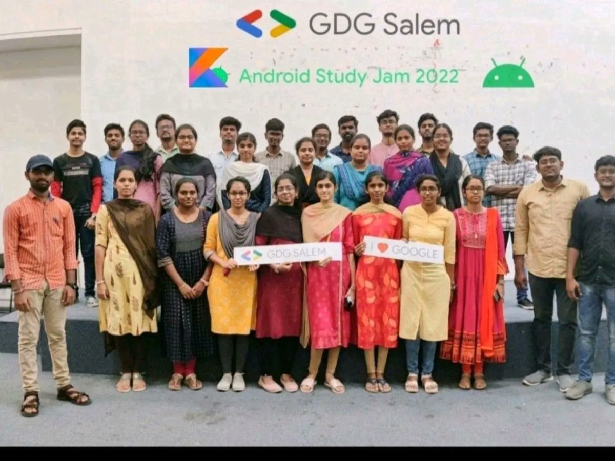 tallurigokul27's tweet photo. Last day 27/08/2022 at Android Study Jam by GDG Salem
@gdg_salem
#GDG
@i18nsolutions
#androidstudyjams https://t.co/KWK3orhjLw
