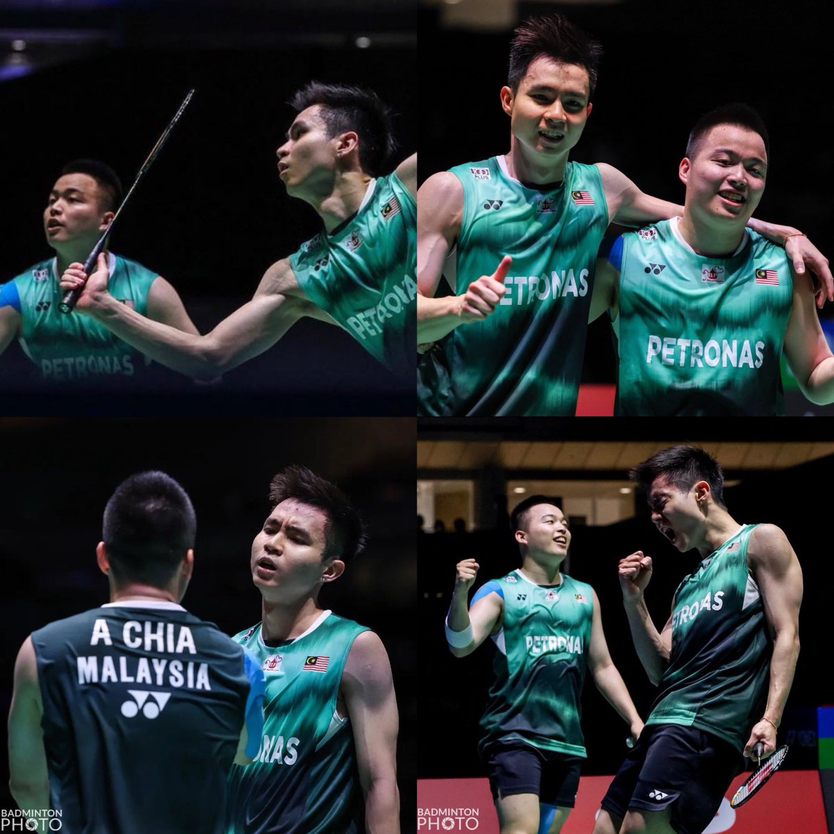 craigansibin's tweet photo. May the odds be ever in your favor!
🏆🇲🇾🏆🇲🇾🏆

Good luck and all the best for today’s match @AaronChia24 @sohwooiyik !

Aren’t we just loved the new 💚 jersey!

@BA_Malaysia @Petronasbrands @petronasmercha1 
#BWC2022 #BadmintonMalaysia #BWFWorldChampionships2022 https://t.co/DZua6pyCmr