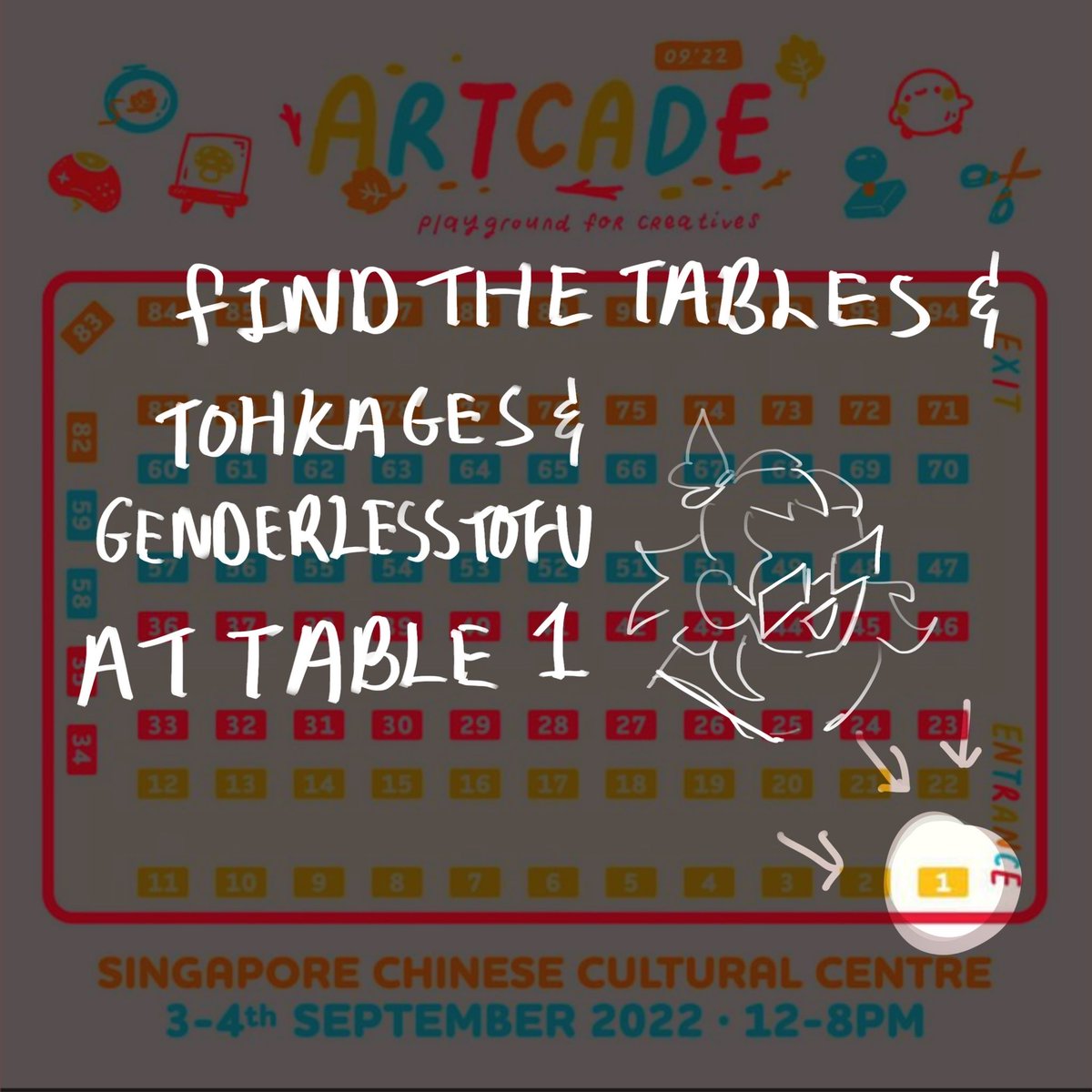 astrophelstower's tweet image. HEYY BIG NEWS!! ILL BE AT @artcadeSG TABLE 1 WITH MY BESTIES @genderlesstofu and @/tohkages!!

bringing so much more val charms (even a yokye one ehhe) and stickers and some new prints even hehe 

#boothing #artistalley #valorant #valorantart #nanobomb #yokye #chamber