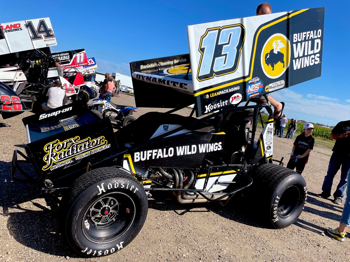 WorldofOutlaws's tweet photo. .@DobmeierRacing was the highest-finishing local driver last night at River Cities in 11th.

He’ll saddle up with the Outlaws once more tonight at @RRVSpeedway, going for his fourth career Series victory. https://t.co/x1YGBhsMTG