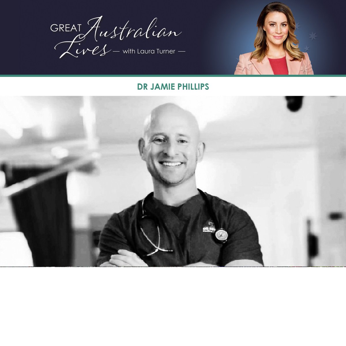 GreatAusLives's tweet image. TUNE IN tonight to @3AW693 at 9pm. 

@LauraTurner_9's guest is Dr Jamie Phillips - former commando &amp;amp; embedded Doctor for the UK &amp;amp; Aust armed forces. Now Dr Phillips is passionate about Rural and Remote medicine &amp;amp; much more. 

Thanks to @tobinbrothers - celebrating lives.