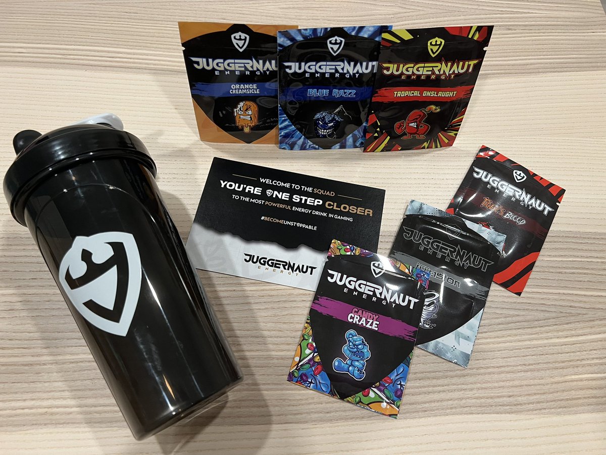 TeamEffect_WC's tweet photo. No idea what to try first! Our @Juggernaut starter pack came in! You know we used code “FEELTHEEFFECT” for 10% off! Get yours today: https://t.co/fn7EHK7Tt7 https://t.co/RxJGUmQitG