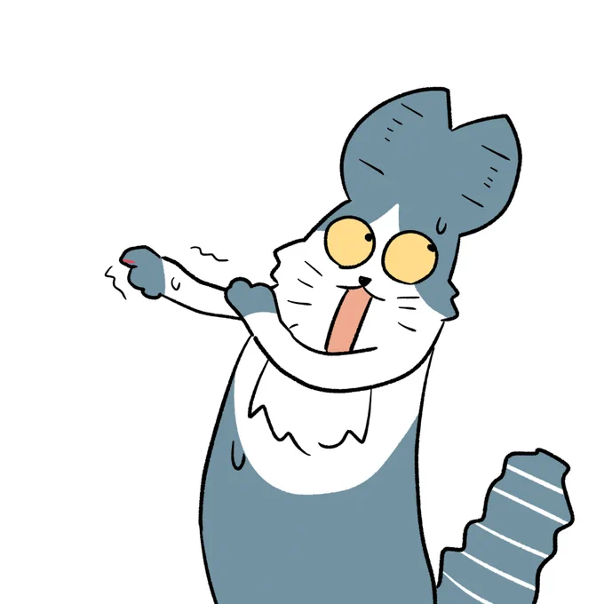 #本ミリバールなんかしらんけど爪の間が切れていた猫です 