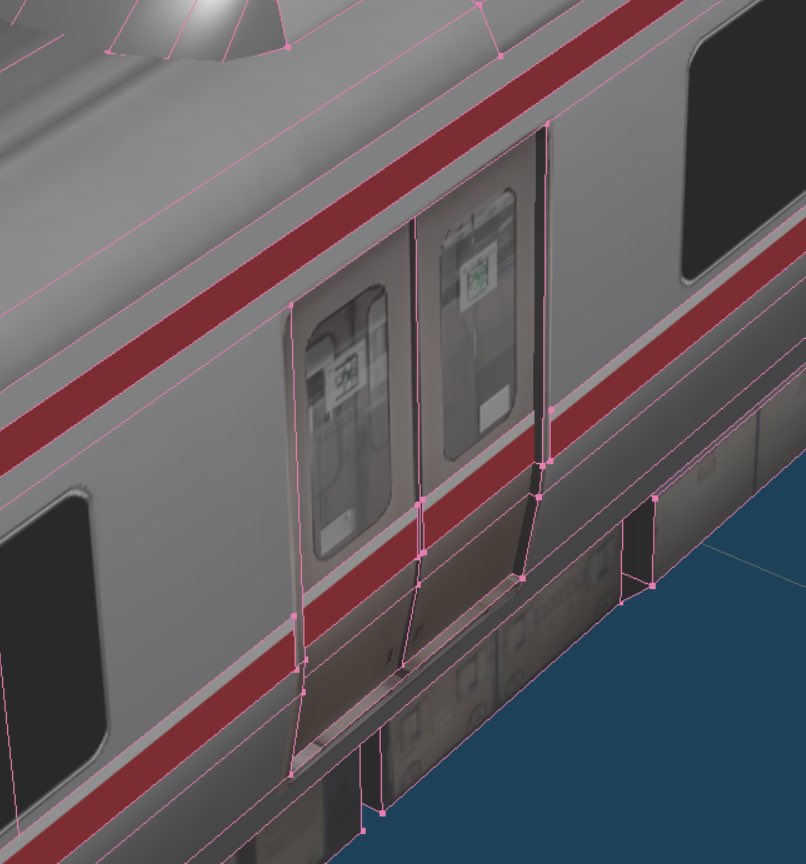 Hibari__Railway's tweet photo. ドアはこんな感じでリアルに https://t.co/ui8b5VUtni