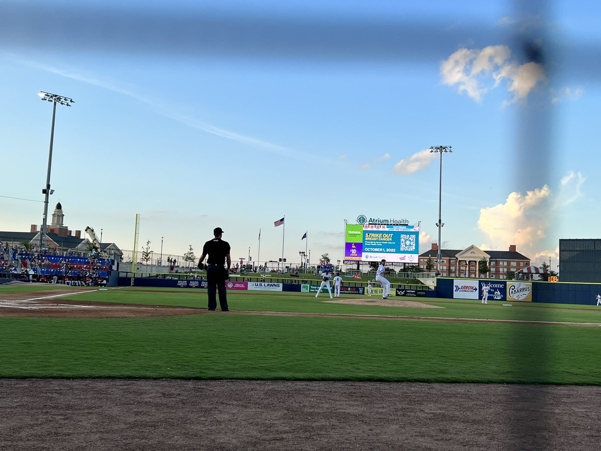 So far the <a href="/Kcannonballers/">Kannapolis Cannon Ballers</a> are off to a great start! We’re so thankful for all their support and hard work to make this Starry Night game one to remember 🌌