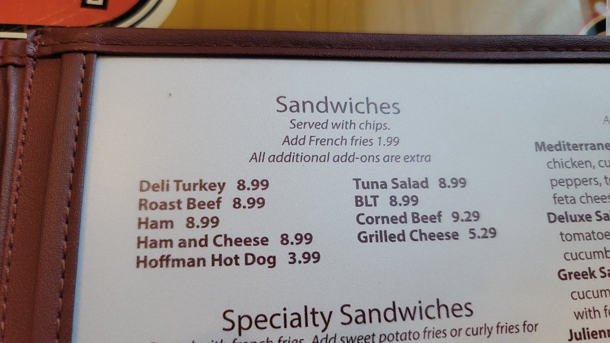 ExothermiK89's tweet photo. @MythicalChef #HotDogIsASandwich 
Found this biblical verse at a restaurant tonight. https://t.co/TImO9W2GfN