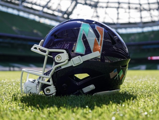 SFAgentRandy's tweet photo. Cats Baby!!!  @NUFBFamily painting @VisitDublin Green, White, Orange and PURPLE!!! #WIN https://t.co/VdihI9ymRn