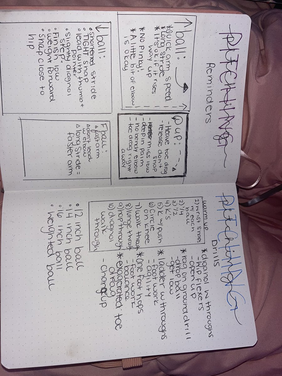 Always room for softball in the bullet journal!