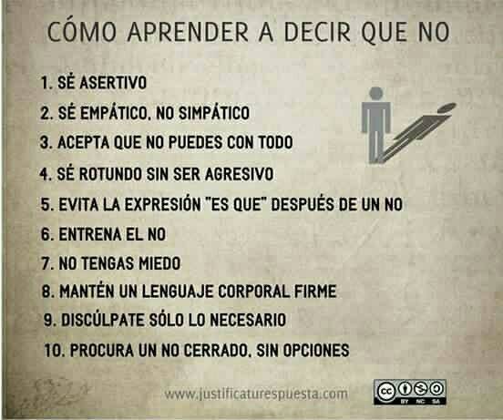 virginiog's tweet photo. La asertividad es una de las claves de éxito profesional, de felicidad personal, pero es difícil.... 
Cómo aprender a decir no... https://t.co/19UMFRmYSY