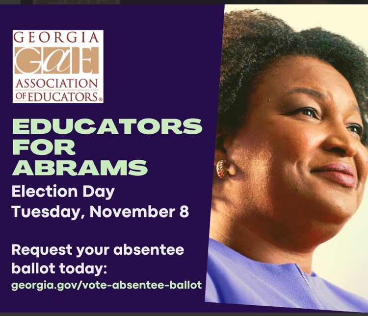 sonya_allicock's tweet photo. #educatorsforabrams https://t.co/jLdHj9b8m6