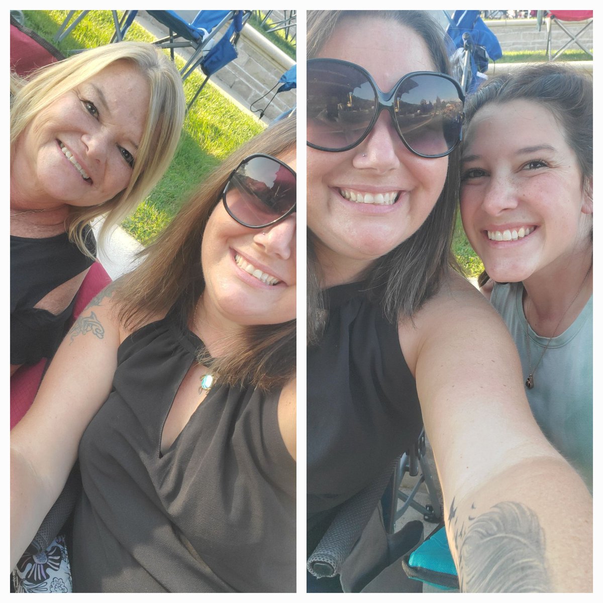 AmAnDa3581's tweet photo. Came from Florida to see @thebandperry and visit with these lovely ladies!!! #tbp https://t.co/jDg81P88Lp