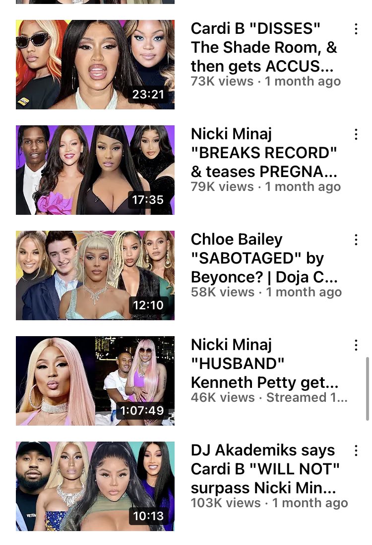 Cardi B Updates On Twitter Harassing You Please Stop Playing The Victim Every Video On 