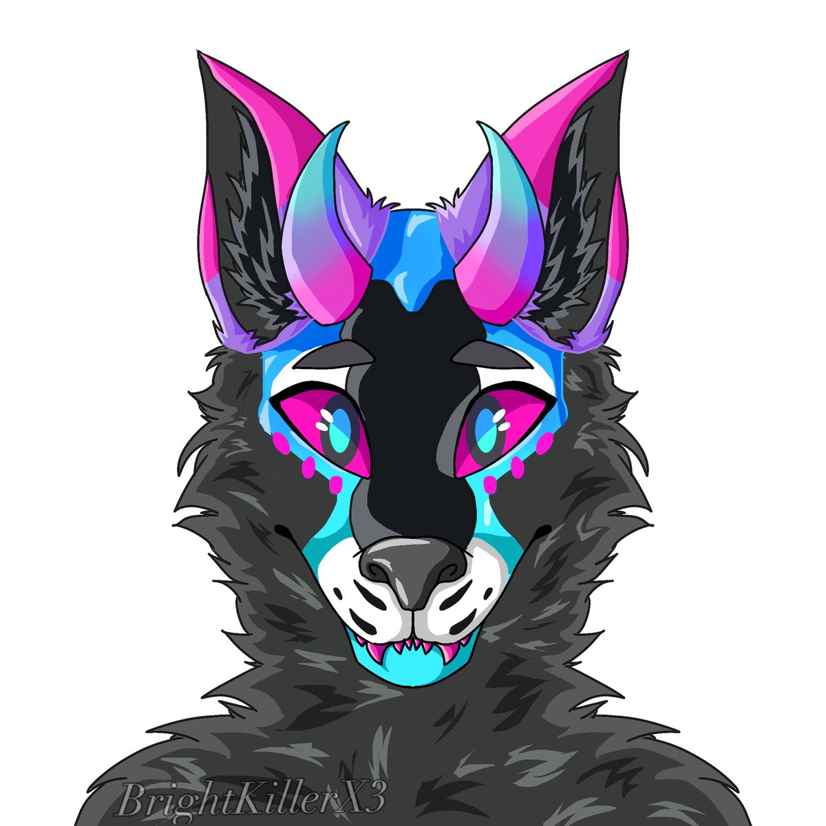 BrightKillerX3's tweet photo. Newest Commission! Dm my Instagram for Info on my Comms -> @brightkillerx3_prztx #furry #commissionsopen #drawing #digitalart #digital #art #cheapcommissions #cute #headshot #fluffy #digitaldrawing #artist #oc #fursona #Commission #requestme #dm #instagram #funny https://t.co/nulGnWeIFw