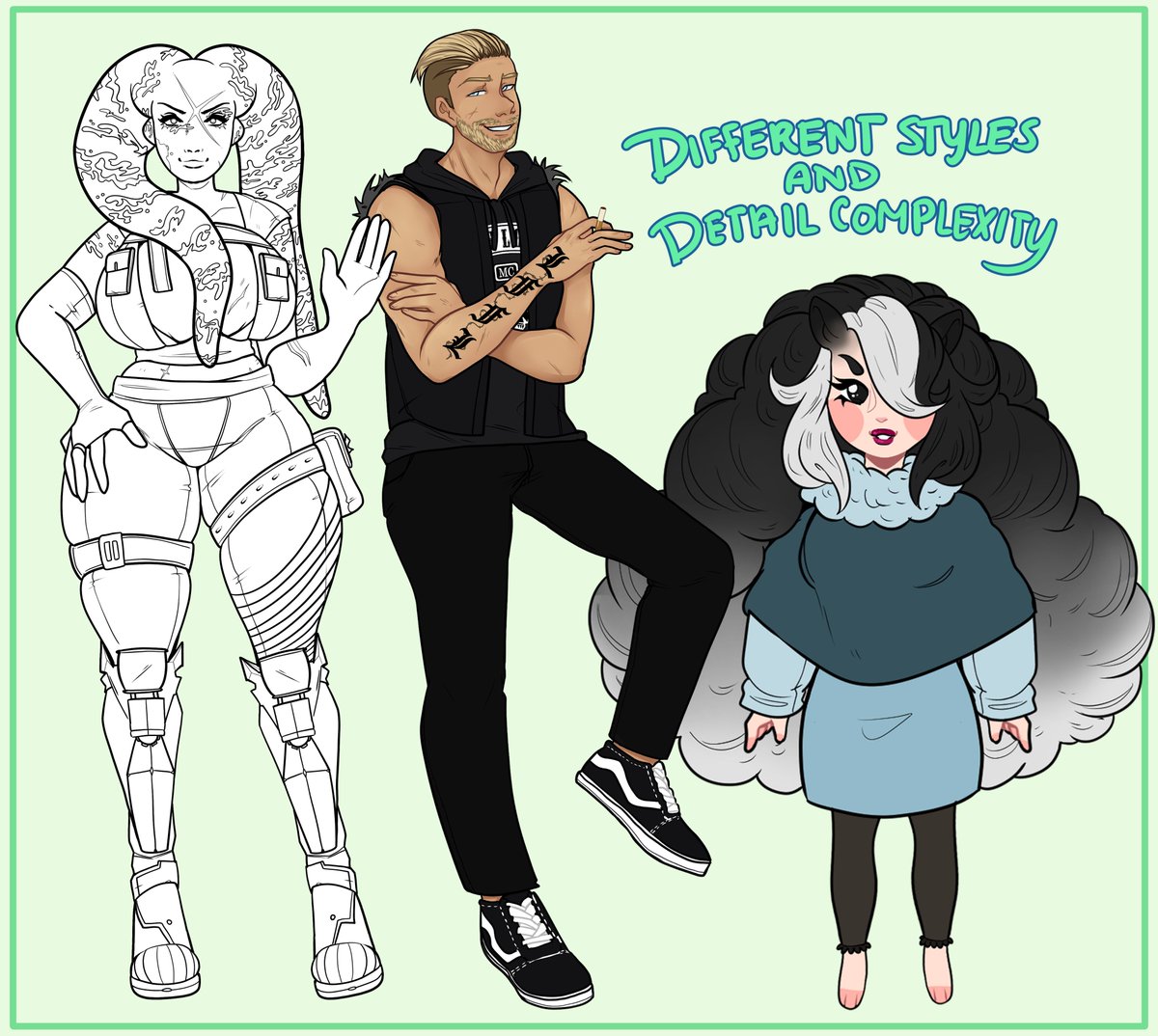 ShouldaBeenJedi's tweet photo. ✨C o m m i s s i o n  P r i c e s 👽✨

Taking up to 5 slots at a time for now! https://t.co/noA2DWthMa