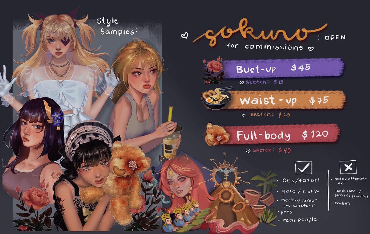 sokuro_00's tweet photo. HELLO! I’m officially open for commissions 🪴 
I’m saving up for a laptop and other school necessities 
.
https://t.co/FY3wXMa6Hr for more info 
.
[rts and shares are highly appreciated!] https://t.co/BKfSYW8wQ3