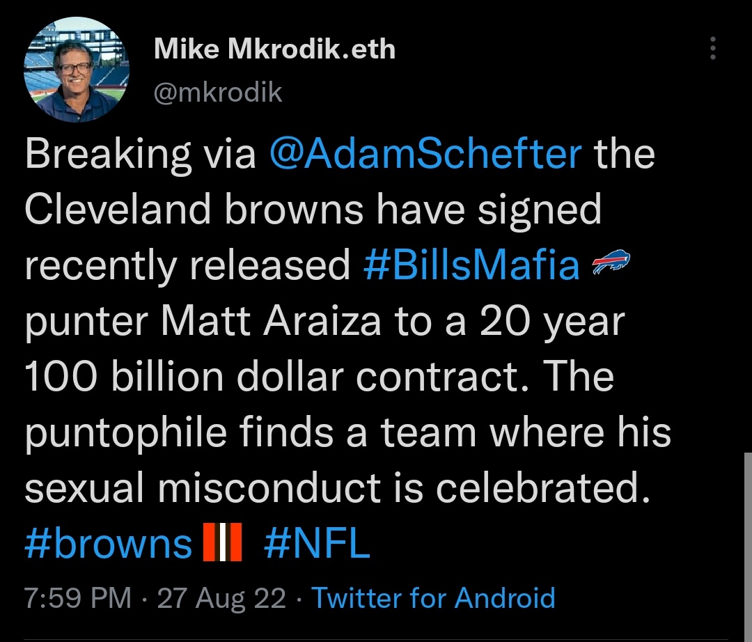 mkrodik's tweet photo. @BuffaloBills https://t.co/9T0Iju3BR2