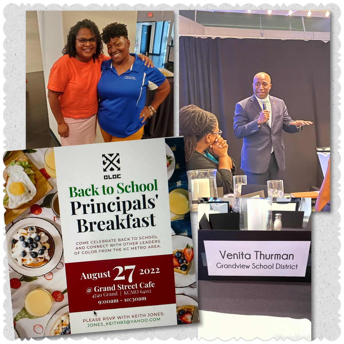 MsVThurman's tweet photo. I enjoyed reconnecting snd networking.  So thankful to be a part of something bigger than me, I know we can make a positive impact in the lives of our children of color! https://t.co/WvbvLWmk7z
