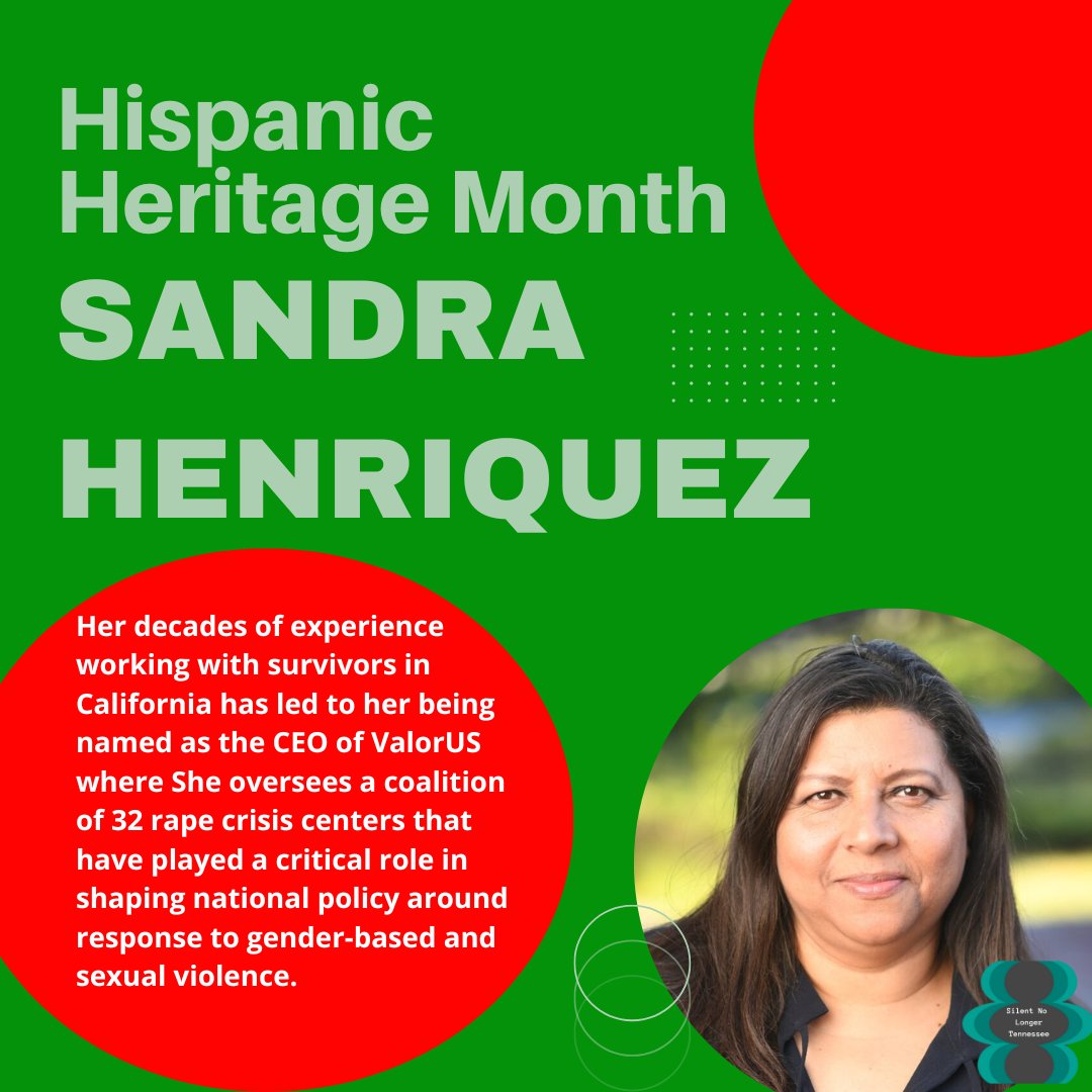 Honoring the #Hispanic women who stand up and speak out on behalf of survivors of #sexualviolence. 
#hispaniceheritagemonth