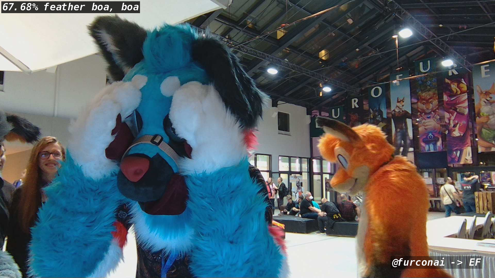 Fur Con AI on Twitter "I'm a feather boa, boa, Come check out what you are at EF furconai