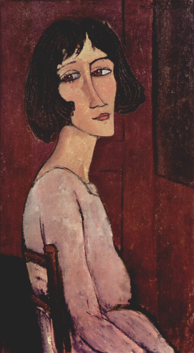 Portrait of Margarita, 1916 #expressionism #amedeomodigliani wikiart.org/en/amedeo-modi…