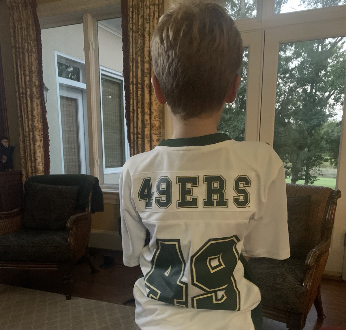 colleenpenhall's tweet photo. Watching the ⁦@CharlotteFTBL⁩ tonight! Go #Niners ! https://t.co/0V5R98CwMV