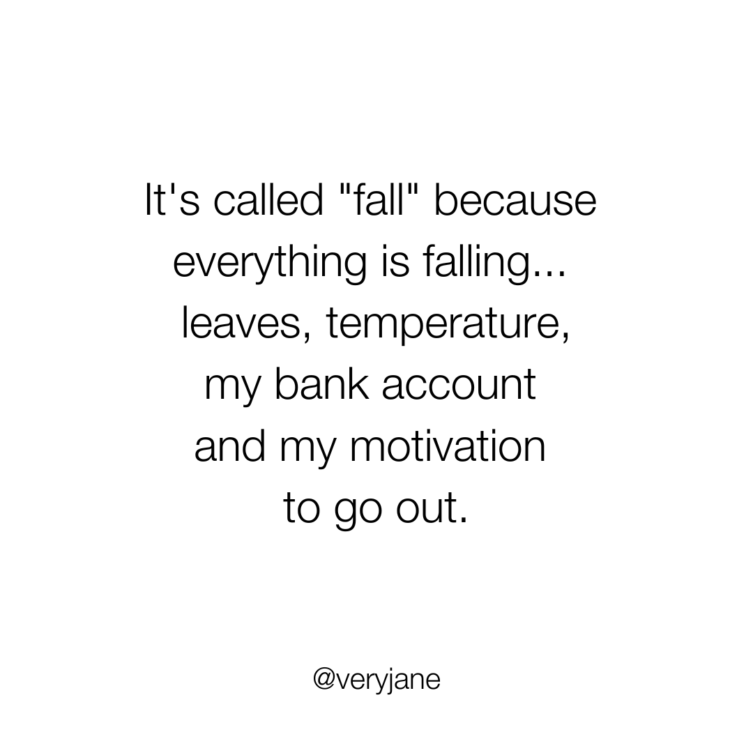 Hello, fall! 🍂